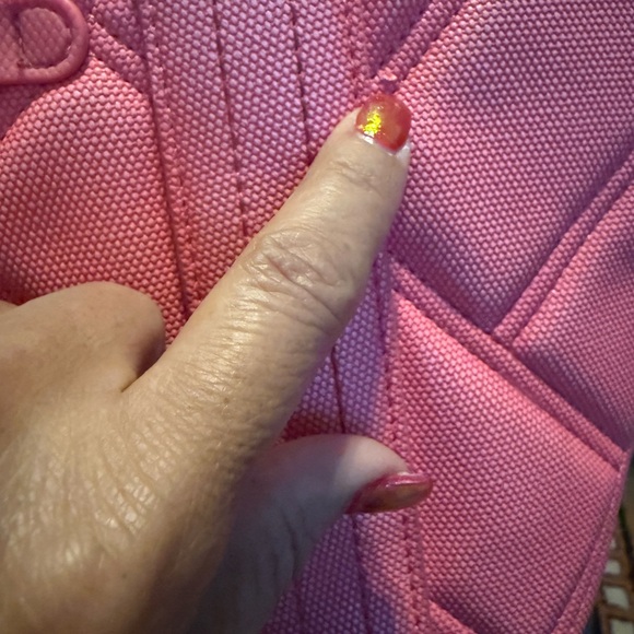 Lug Coral Quilted Small Tote Bag GUC - Picture 7 of 13